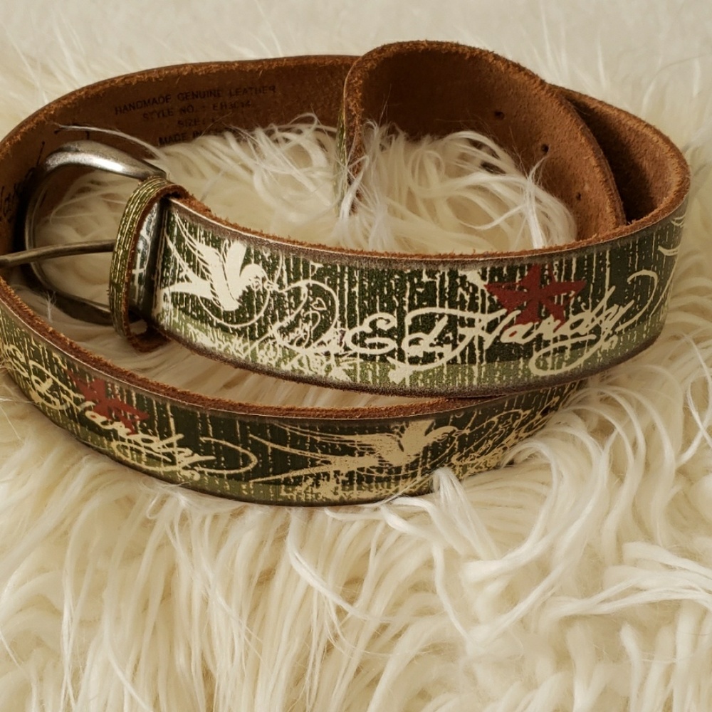 Ed Hardy leather belt